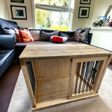 Reclaimed Wood Dog Crate**** Dog Cage**** Rustic Dog Bed – THE MALLIE