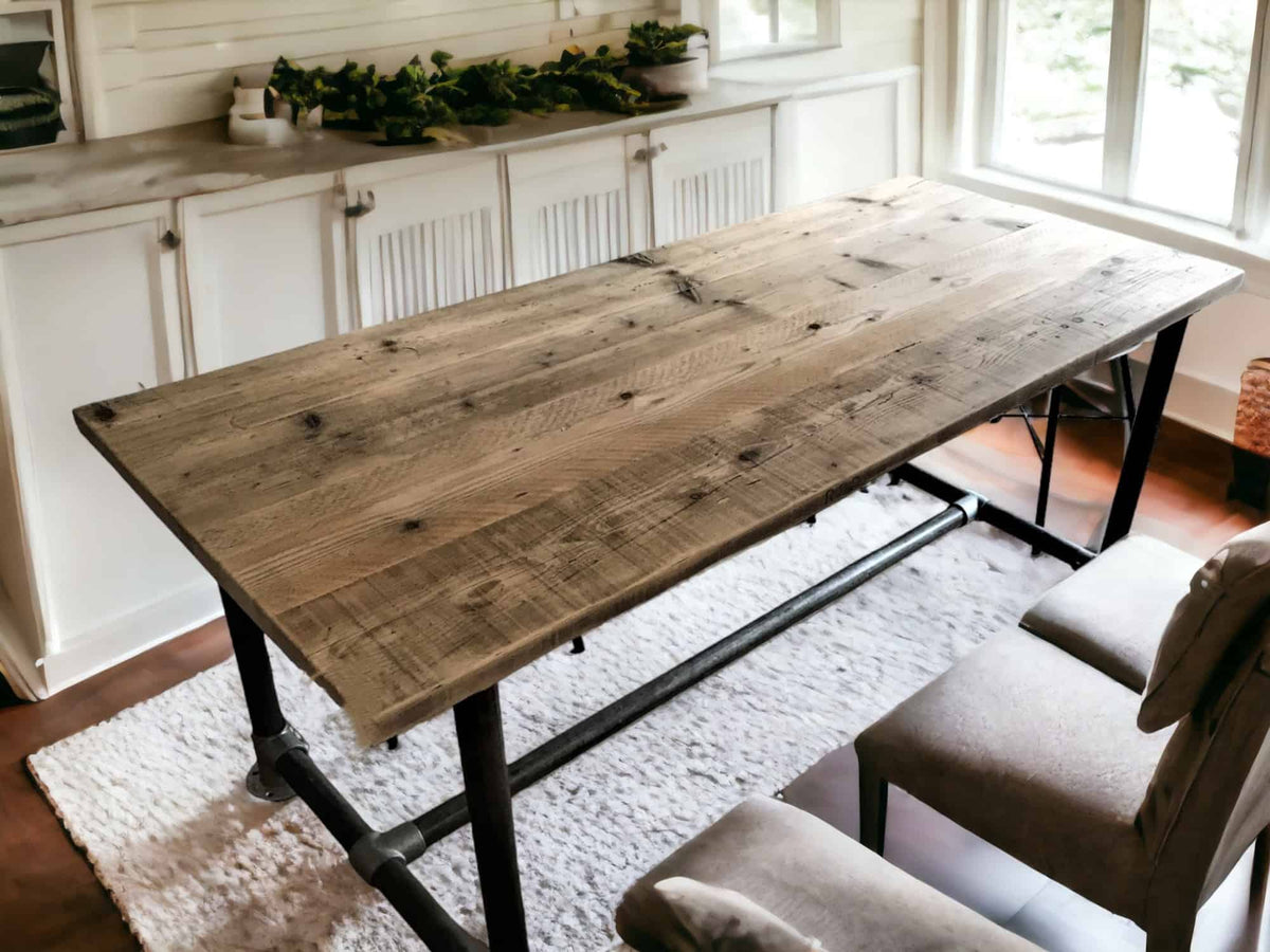 Industrial Dining Table | THE BITTERNE