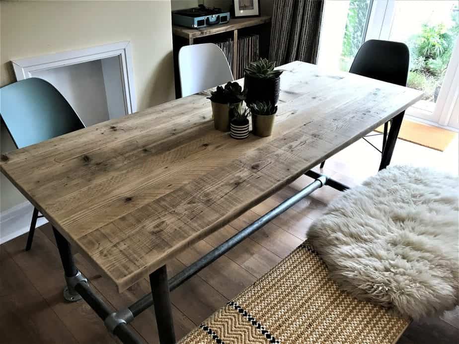 Industrial Dining Table | THE BITTERNE