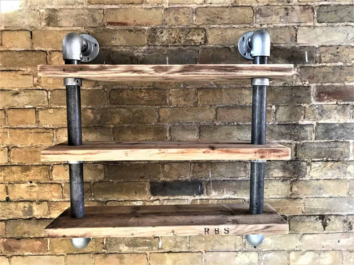 Wall Hanging Pipe Shelves | THE WINSCOMBE