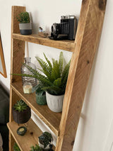 Wooden Ladder Shelves | 5 Tier Ladder Shelf | THE PISA