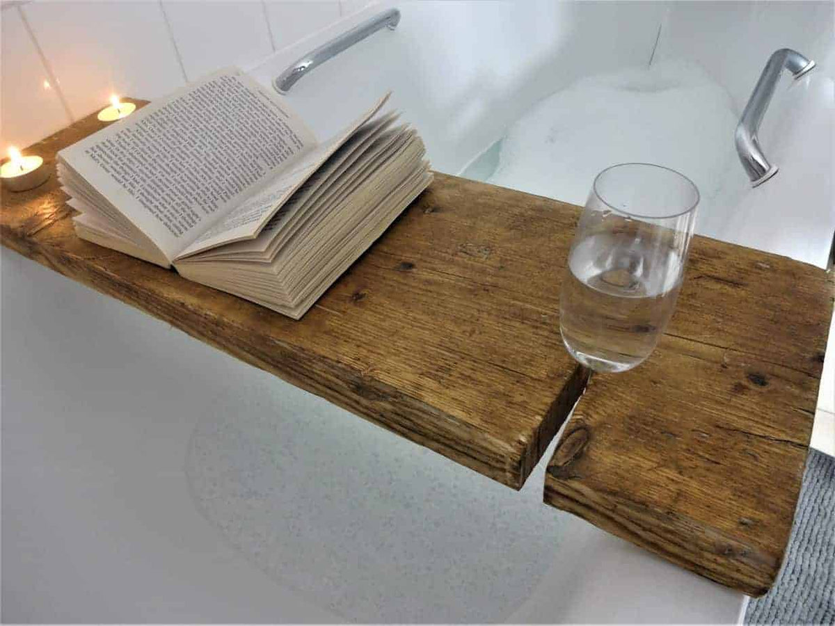 Wooden Bath Caddy | THE WOOLSTON