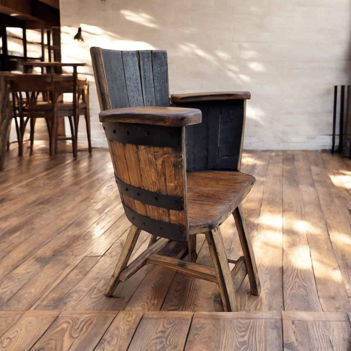 Half Barrel Chairs | Oak Barrel Chairs | Bespoke Barrel Chairs | THE HAZELWOOD