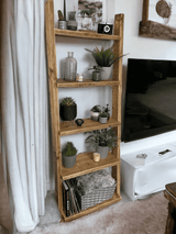 Wooden Ladder Shelves | 5 Tier Ladder Shelf | THE PISA