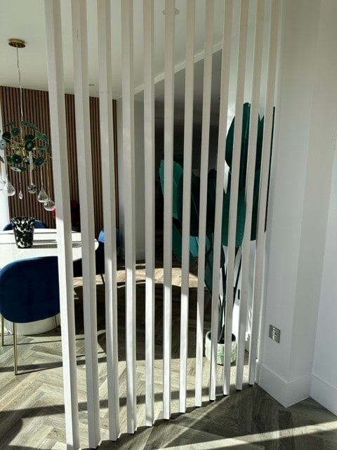 Painted Wooden Room Divider | THE BANNISTER