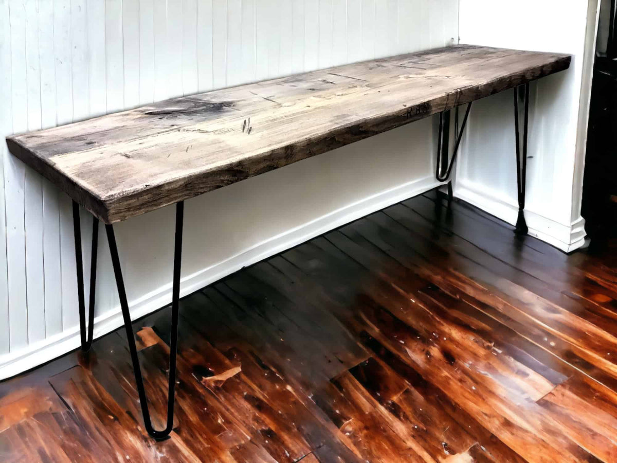 Wooden Bench Hairpin Legs | THE FAVERSHAM
