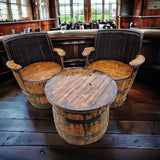 Oak Whiskey Barrel Coffee Table – THE PORTER