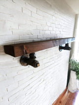 Industrial Style Slim Shelves | Rustic Shelving | Reclaimed Scaffolding | THE MARSHALL