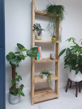 Wooden Ladder Shelves | 5 Tier Ladder Shelf | THE PISA