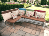 Corner Garden Bench | THE BRISTOL