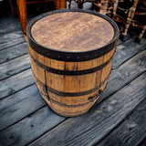 Oak Whiskey Barrel Cupboard**** Barrel Storage Unit With Door – THE COSTELLO