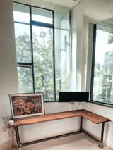Reclaimed Corner Desk | THE LORDSWOOD