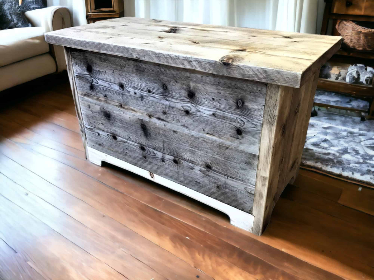 Reclaimed Wooden Blanket Box | THE BOURNEMOUTH
