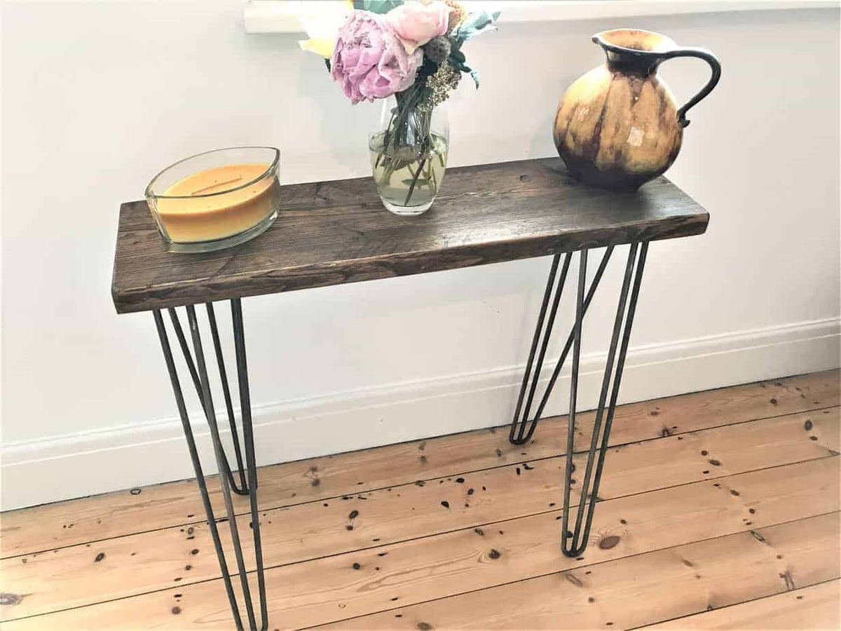 console table hairpin legs