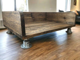 Reclaimed Wood Dog Bed | Rustic Pet Bed | THE WILLIAMS