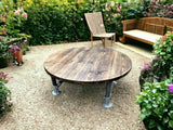 Round Wooden Coffee Table | THE LOMOND