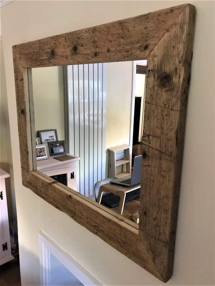 Rustic Wooden Mirror | THE OSLO