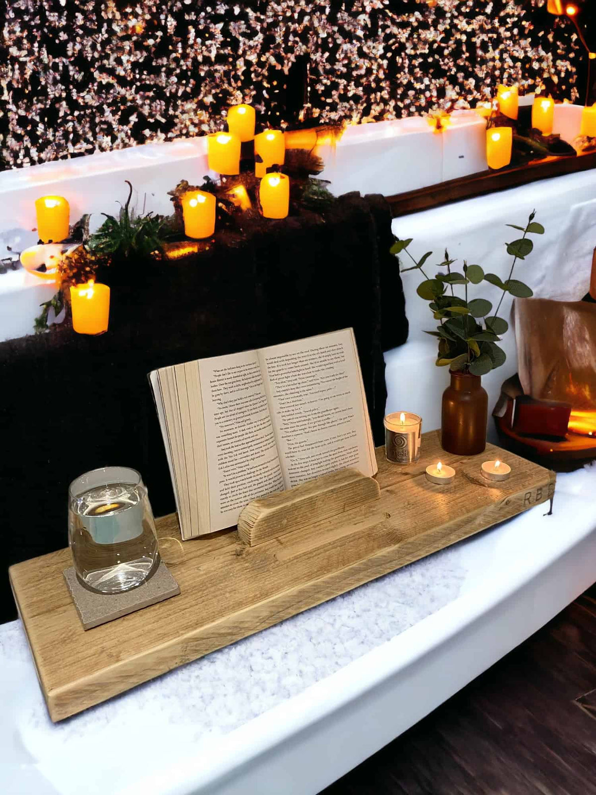Wooden Bath Caddy | THE WOOLSTON