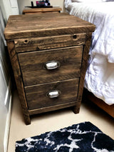 Bedside Table Reclaimed Wood | THE BEVENDEAN
