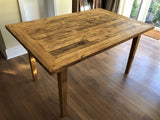 Brick Pattern Dining Table | THE OAKRIDGE
