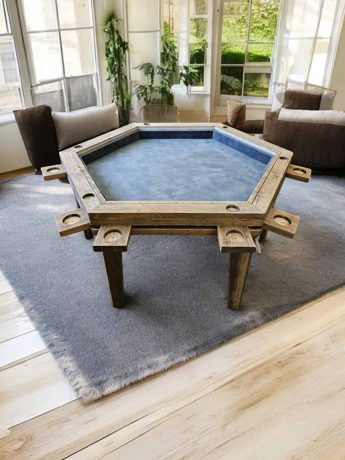 Hexagonal Gaming Table | THE BASALT