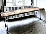 Wooden Bench Hairpin Legs | THE FAVERSHAM