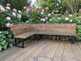 Corner Outdoor Garden Bench | THE TIMMS