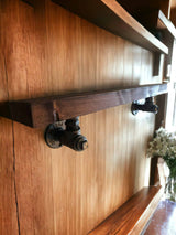 Industrial Style Slim Shelves | Rustic Shelving | Reclaimed Scaffolding | THE MARSHALL