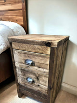 Bedside Table Reclaimed Wood | THE BEVENDEAN