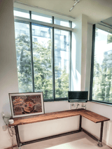 Reclaimed Corner Desk | THE LORDSWOOD