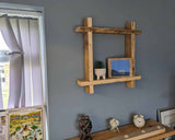 Rustic Square Shelf | THE HASHTAG