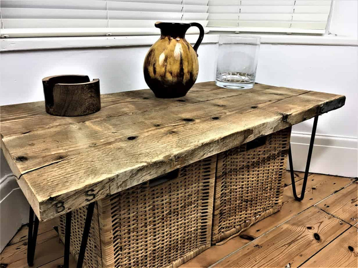 Wooden Coffee Table Hairpin Legs | THE ROMSEY