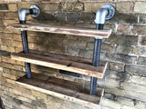 Wall Hanging Pipe Shelves | THE WINSCOMBE