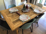 Brick Pattern Dining Table | THE OAKRIDGE