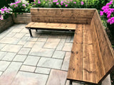 Corner Garden Bench | THE BRISTOL