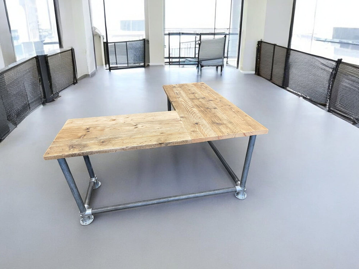 Industrial Corner Desk | THE SILVERDALE