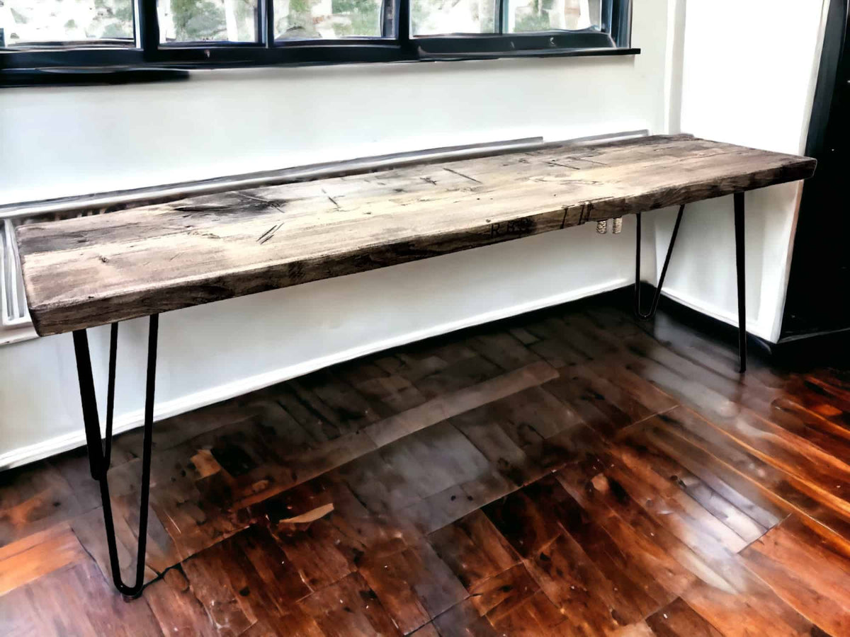 Wooden Bench Hairpin Legs | THE FAVERSHAM