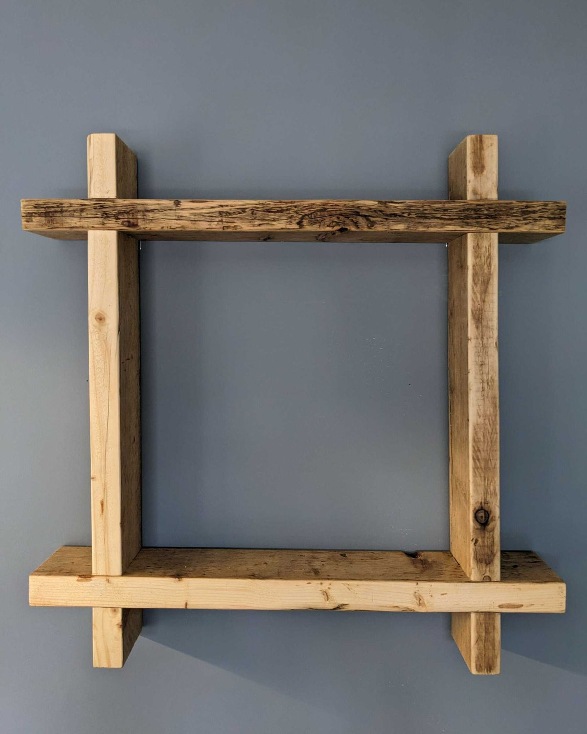 Rustic Square Shelf | THE HASHTAG