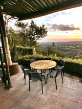 Reclaimed Wooden Round Table | THE GOUDA