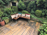 Corner Garden Bench | THE BRISTOL