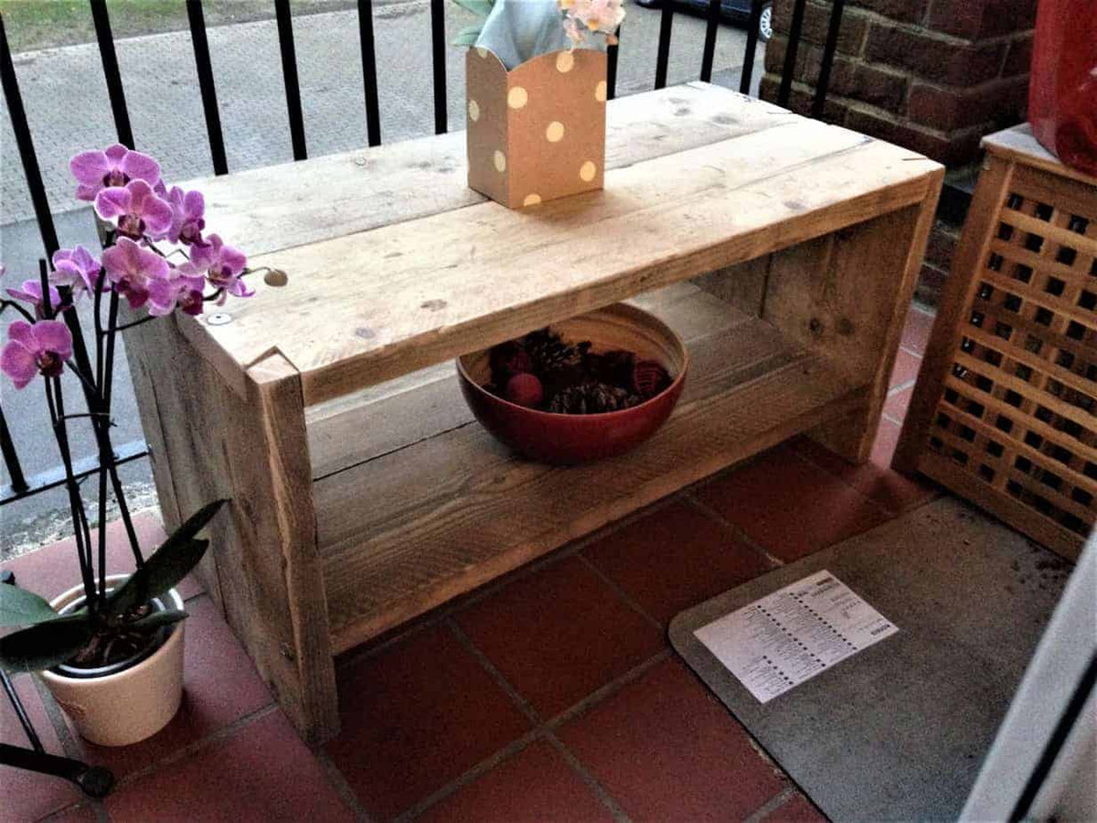 Reclaimed Wood Coffee Table | THE BRIGHTON