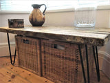 Wooden Coffee Table Hairpin Legs | THE ROMSEY