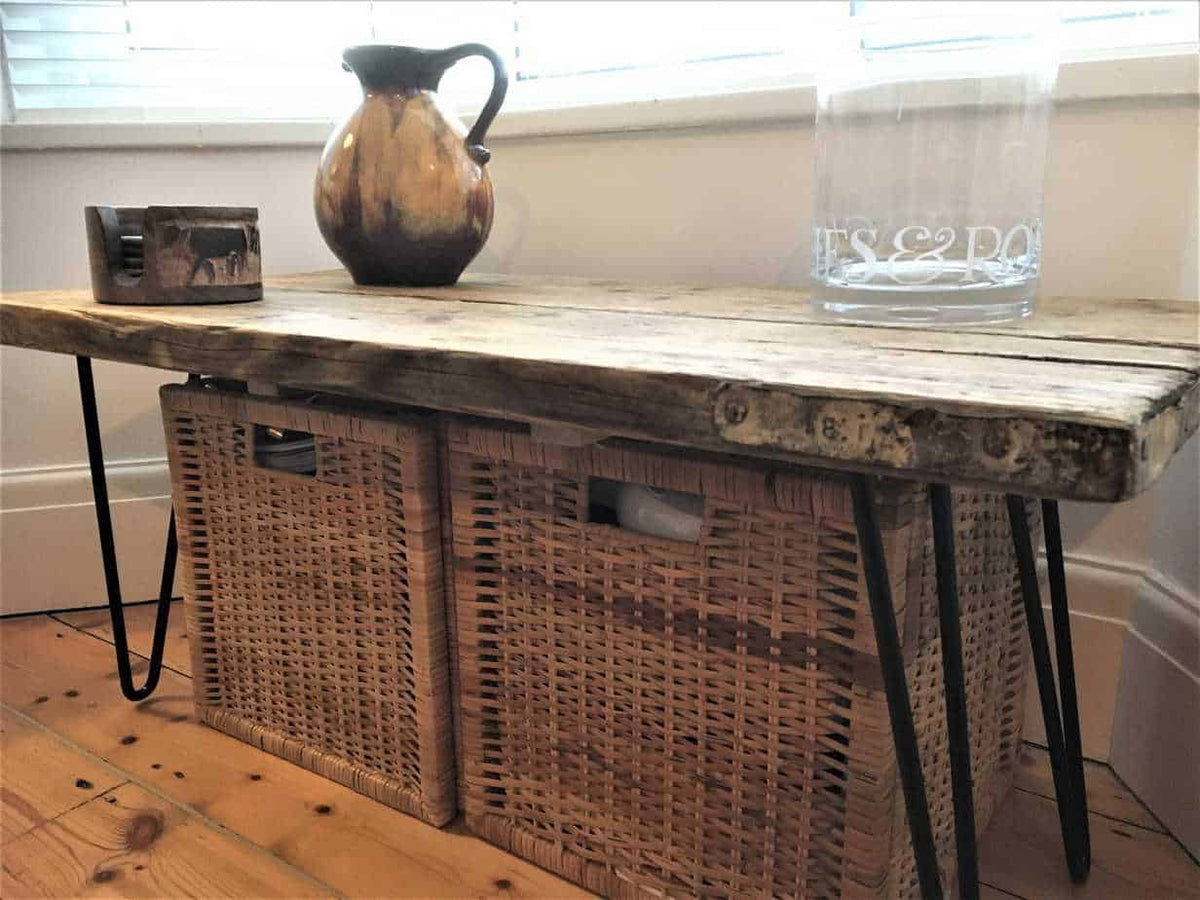 Wooden Coffee Table Hairpin Legs | THE ROMSEY