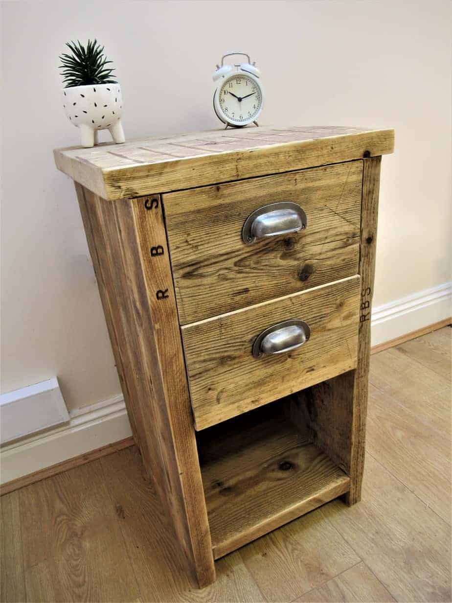 Wooden Bedside Table | Drawer Unit | THE CHILWORTH