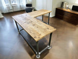 Industrial Corner Desk | THE SILVERDALE