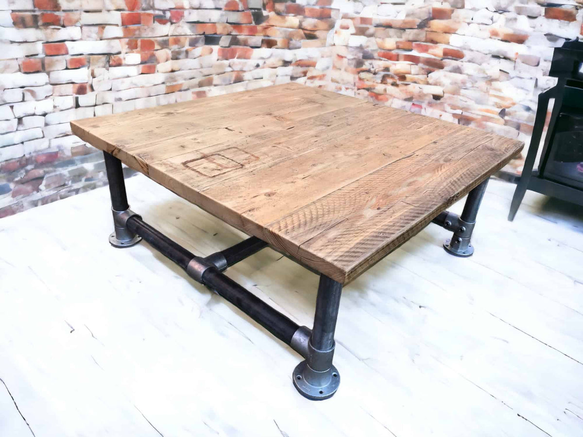 Reclaimed Square Coffee Table | THE HOLLYBROOK