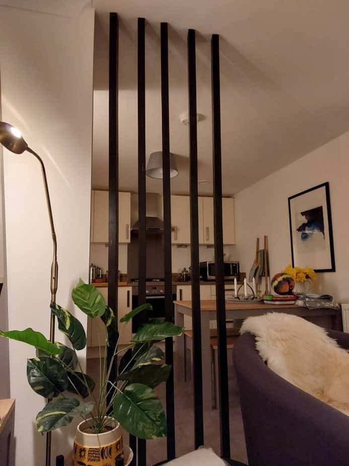Painted Wooden Room Divider | THE BANNISTER