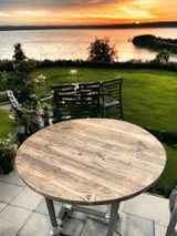 Reclaimed Wooden Round Table | THE GOUDA