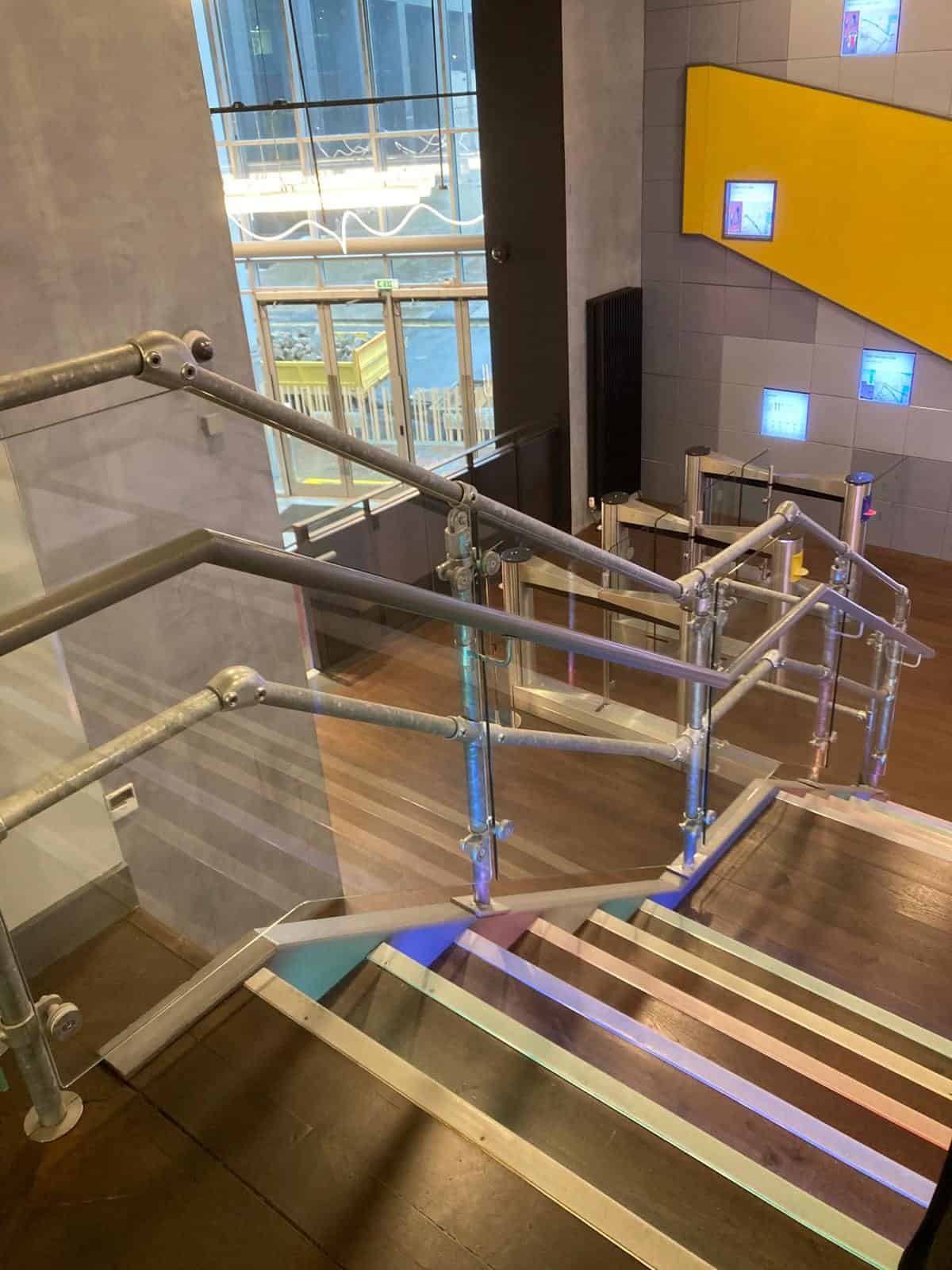 Industrial Pipe Handrail Guardrail for pubs bars & cafes Offices – THE JACKSON