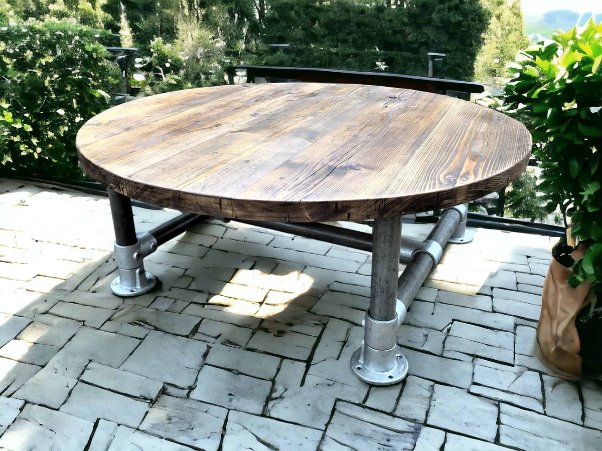 Round Wooden Coffee Table | THE LOMOND